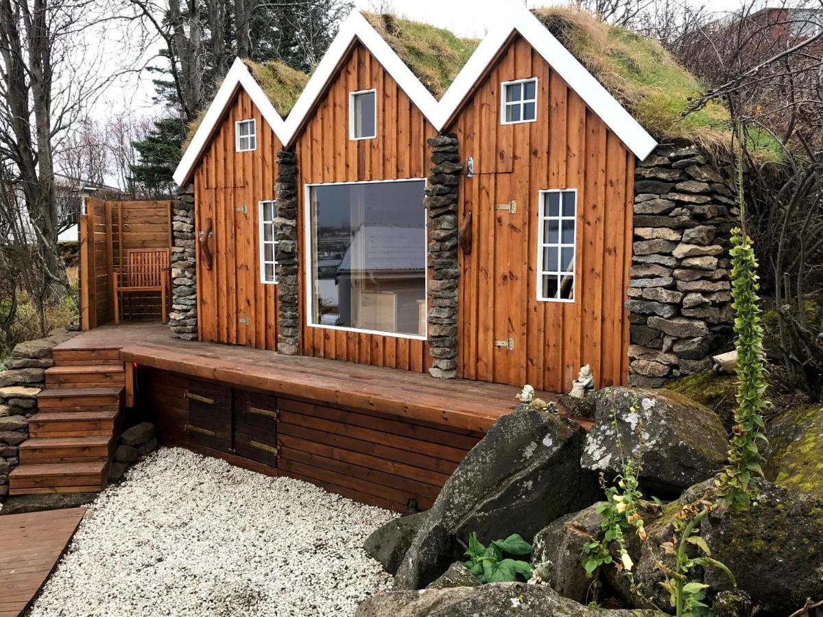 Iceland Sjf Villa, Hot Tub & Outdoor Sauna Amazing Mountains And City View Over ريكيافيك المظهر الخارجي الصورة